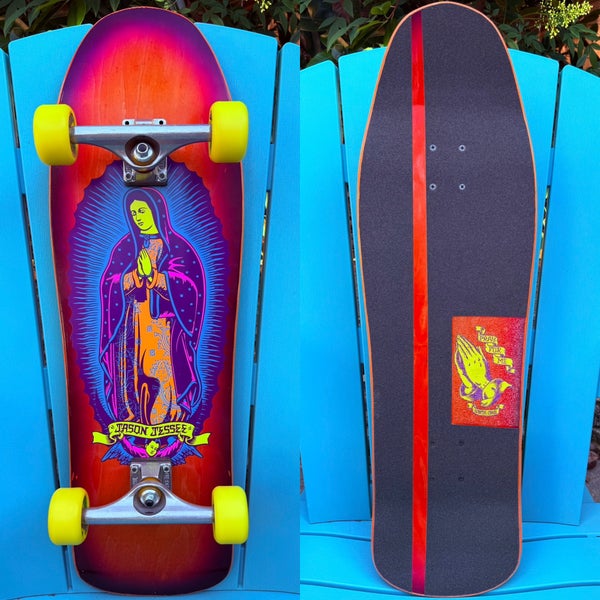 Santa Cruz Skateboards Jason Jessee Guadalupe Sunburst Complete Skateboard 9.9”