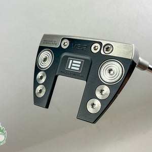 Used Right Handed EVNROLL EV5.2 35" Milled Mallet Putter Steel Golf Club