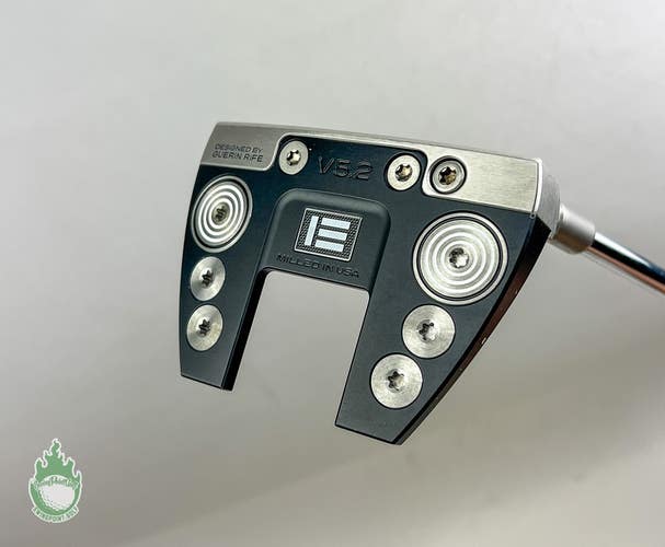 Used Right Handed EVNROLL EV5.2 35" Milled Mallet Putter Steel Golf Club