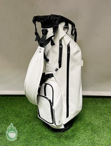 Used Vessel Player IV Stand Bag White 4-Way with Rainhood and Straps