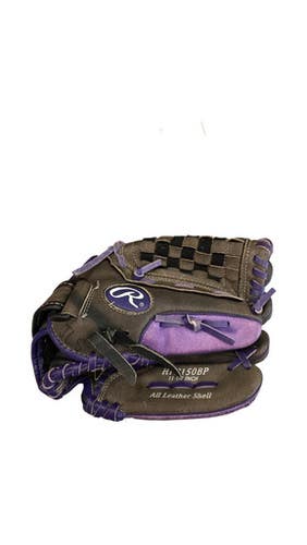 Used Rawlings HIGHLIGHT SERIES BB/SB Glove RH Throw Purple 11 1/2" 11859-S000030485