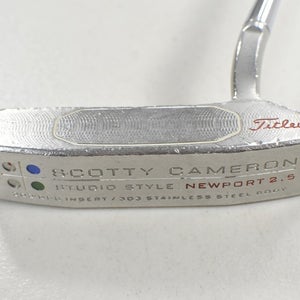 Titleist 2005 Scotty Cameron Studio Style Newport 2.5 34" Putter Steel #214449