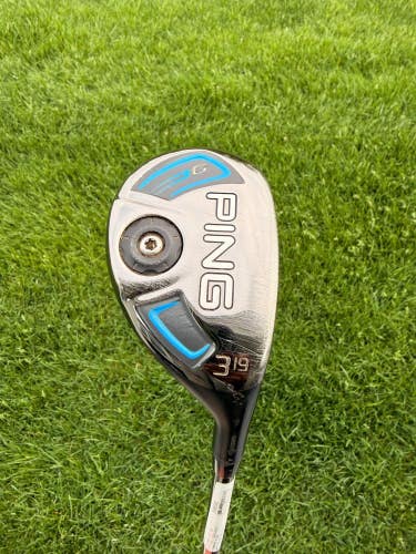 Ping 2016 G 3 Hybrid 19 Tour 90g Stiff Flex 39.75 +HC NICE
