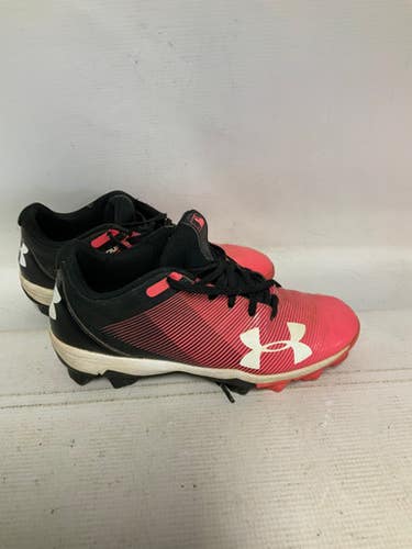Used Under Armour BASEBALL BB/SB Cleats Pink Junior 04 11823-S000038693