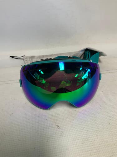 Used ZIONOR Snow Goggles Adult Teal MD 11823-S000038664
