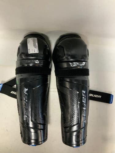 Used Bauer X Junior Shin Guards Black 12" 11823-S000038638