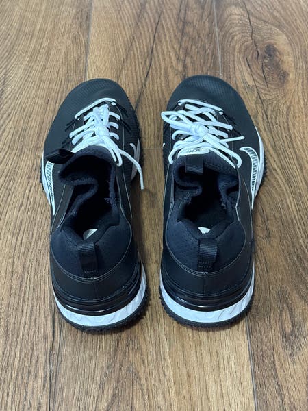 Nike Alpha Huarache 9 Elite Turf LAX Lacrosse Shoes Black  display picture 2