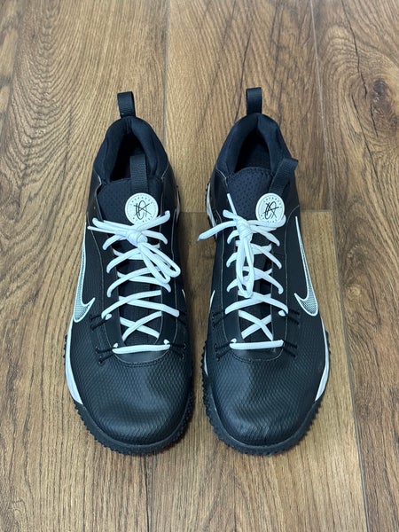 Nike Alpha Huarache 9 Elite Turf LAX Lacrosse Shoes Black  display picture 3