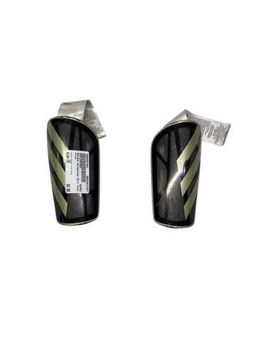 Used Adidas Soccer Shin Guards Youth Black And Gold SM 11347-S000267891
