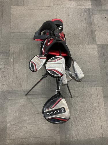 Used Maxfli BLACK MAX Jr Package Set LH Black 9 Piece 11614-S000235363