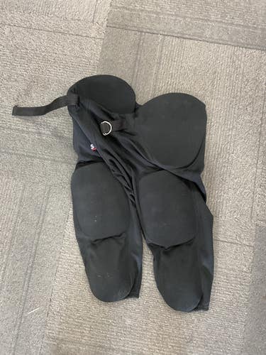 Used Schutt ADULT INTEGRATED FOOTBALL PRACTICE PANTS FB Girdle Pads SM 11614-S000235329