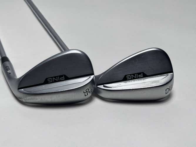 Ping s159 Chrome Wedge Set 52* 12 56* 12 Black Dot Z-Z115 Wedge Steel Mens RH