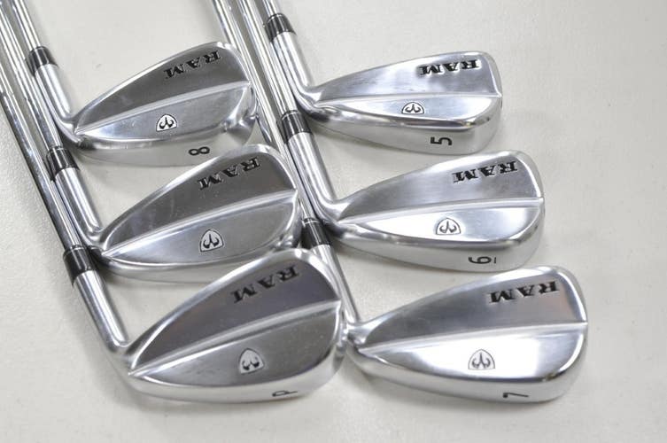 Ram FX77 5-PW Iron Set Stiff Flex Right KBS Tour Steel  # 216404