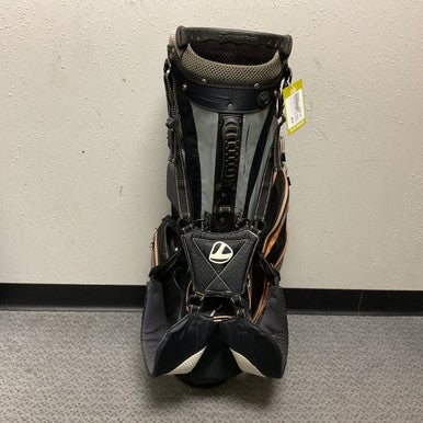 Used Taylormade PURE LITE 3.0 5 WAY STAND BAG Mens Stand Bag Black And Grey 11855-S000202421