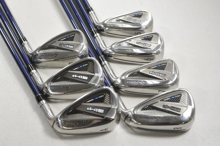 TaylorMade SIM2 Max 5-PW,AW Iron Set Regular Flex RH Ventus 6 Graphite # 216117