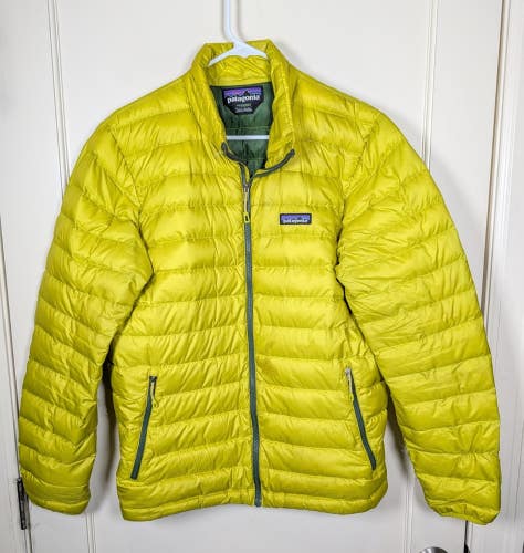 Patagonia Down Sweater Puffer Jacket Coat Men's Size: M Yellow Outdoors