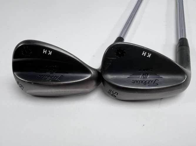 Titleist Vokey SM7 Jet Black Wedge Set 54* 10 60* 8 Wedge Steel Mens LH