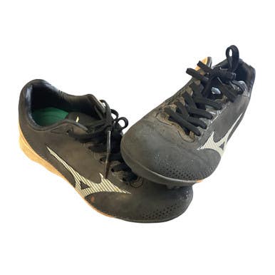 Used Mizuno FASTPITCH CLEATS BB/SB Cleats Black Junior 02.5 11760-S000090895