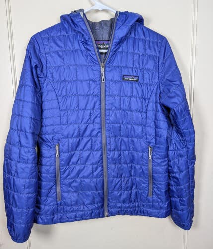 Patagonia Nano Puff Hoody Jacket Quilted Women's Size: S Blue