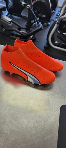 Used Puma Soccer Cleats Orange Senior 9 11497-S000157248