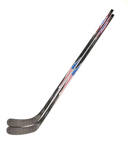 New 2 pack Bauer Vapor Hyperlite 2 (Team USA Flylite dress) Pro Stock - RH, P92, 95 Flex