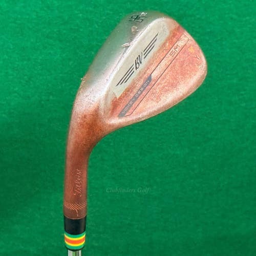 LH Titleist Vokey SM10 Raw 56-14F 56 Sand Wedge Project X Rifle 6.0 Steel Stiff