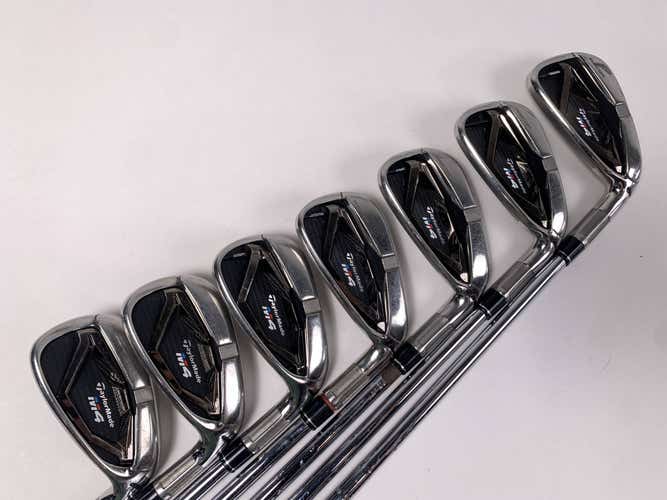 TaylorMade M4 Iron Set 4-PW KBS Tour Stiff Steel Mens RH