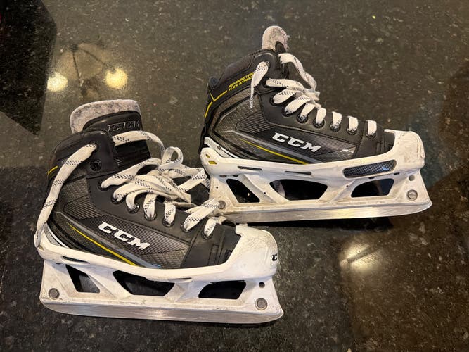 2018 CCM Tacks 9060 Hockey Goalie Skates 9.5 (Used)
