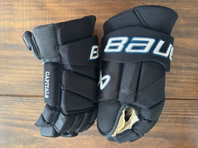 RARE (BRAND NEW) Pro Stock Washington Capitals 14” BAUER Vapor Hockey Gloves Reverse Retro 2.0