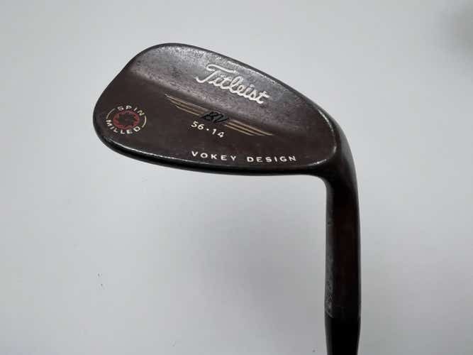 Titleist Vokey Spin Milled Oil Can Wedge 56* 14 Bounce Vokey Wedge Steel Mens RH