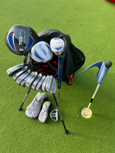US Kids Golf Tour Series 57” Right Handed 13 Clubs new grips