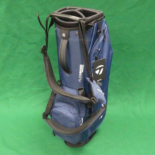NEW TaylorMade 2024 TM24 FlexTech Navy Golf Stand Bag w/ Raincover