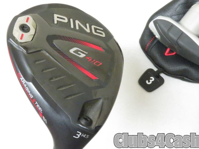 PING G410 Fairway 14.5  3 Wood TOUR 75 Stiff Flex +Cover & Tool