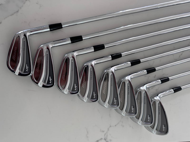 Men's Mizuno MP-58 Right Handed Iron Set Stiff Flex Steel Shaft (Used)
