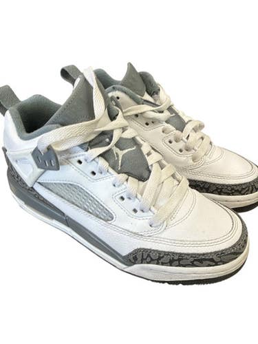 Used Jordan AIR JORDANS Basketball Shoes Y White And Grey Junior 04.5 11862-S000094068