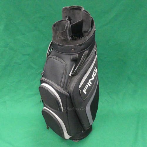 Ping Trailblazer Black/Grey/White 8-Way Golf Cart Bag w/ Raincover