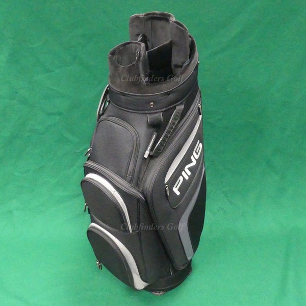 Ping Trailblazer Black/Grey/White 8-Way Golf Cart Bag w/ Raincover