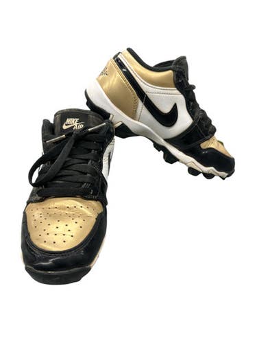 Used Nike AIR JORDAN BB/SB Cleats Black And Gold Junior 03 11835-S000203664