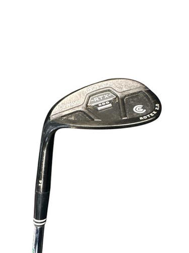 Used Cleveland RTX 588 ROTEX 2.0 Golf Wedge Mens LH Black 56 Degree 11835-S000207191