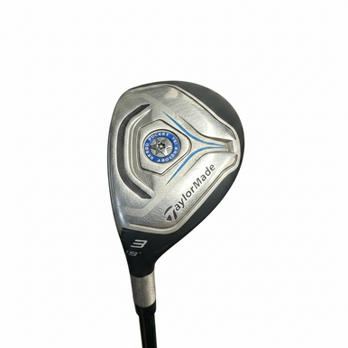 Used Taylormade JET SPEED Mens Hybrid Club LH Grey 3 Hybrid 11835-S000207160