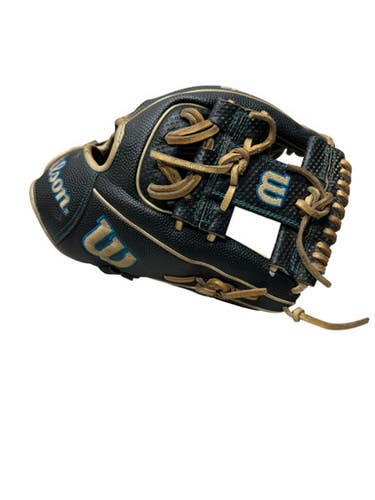 Used Wilson DP15SC BB/SB Glove RH Throw Black And Natural 11 1/2" 11835-S000207291