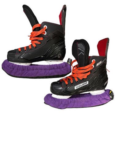 Used Bauer NS Junior Hockey Skate White/Black/Red Junior 02 11835-S000207335