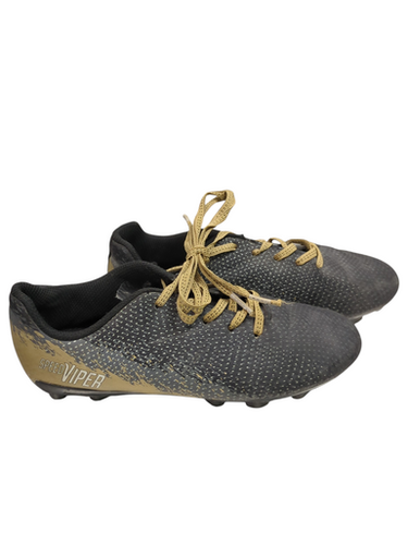 Used DSG SPEED VIPER Soccer Cleats Black And Gold Junior 02.5 11862-S000093740
