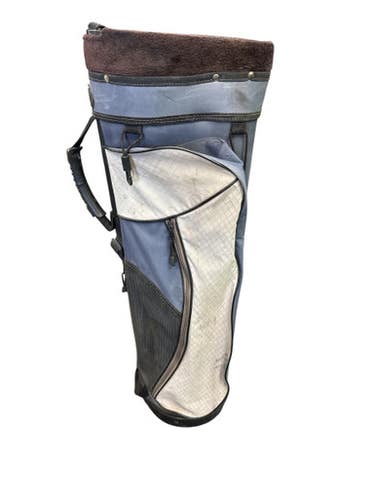 Used Pro Select NAVY/SILVER BAG Mens Stand Bag Grey And Navy Blue 11862-S000094016