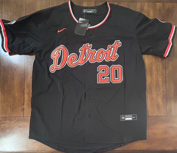 Detroit Tigers Spencer Torkelson  Adult XL  (Black) Alternate Jersey NWT