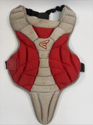 Easton Gametime Youth Baseball Catchers Chest Protector, 15", Red