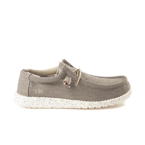 Hey Dude Wally Stretch 110380500 Men's US 8 Beige Slip On Casual Shoes DAB288