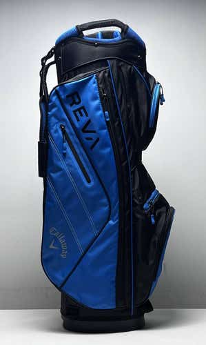 Callaway Reva Ladies Cart Bag Blue 14-Way Divide Single Strap Golf Bag