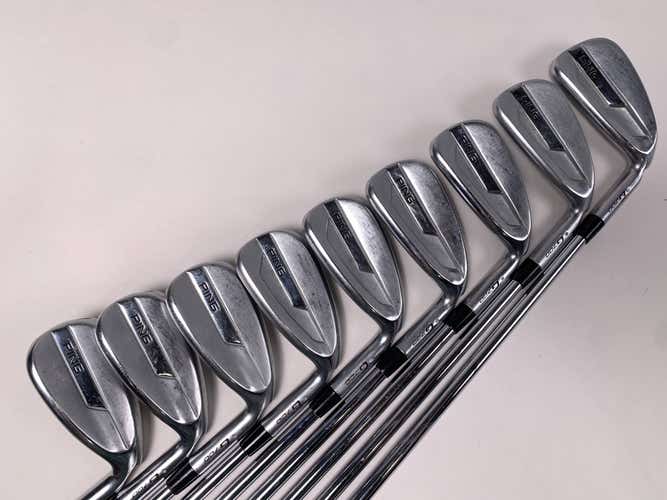 Ping G700 Iron Set 4-PW+GW+SW White Dot 3* Up AWT 2.0 Regular Steel Mens RH