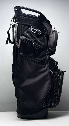Sun Mountain Diva Ladies Cart Bag Black 14-Way Divide Single Strap Golf Bag